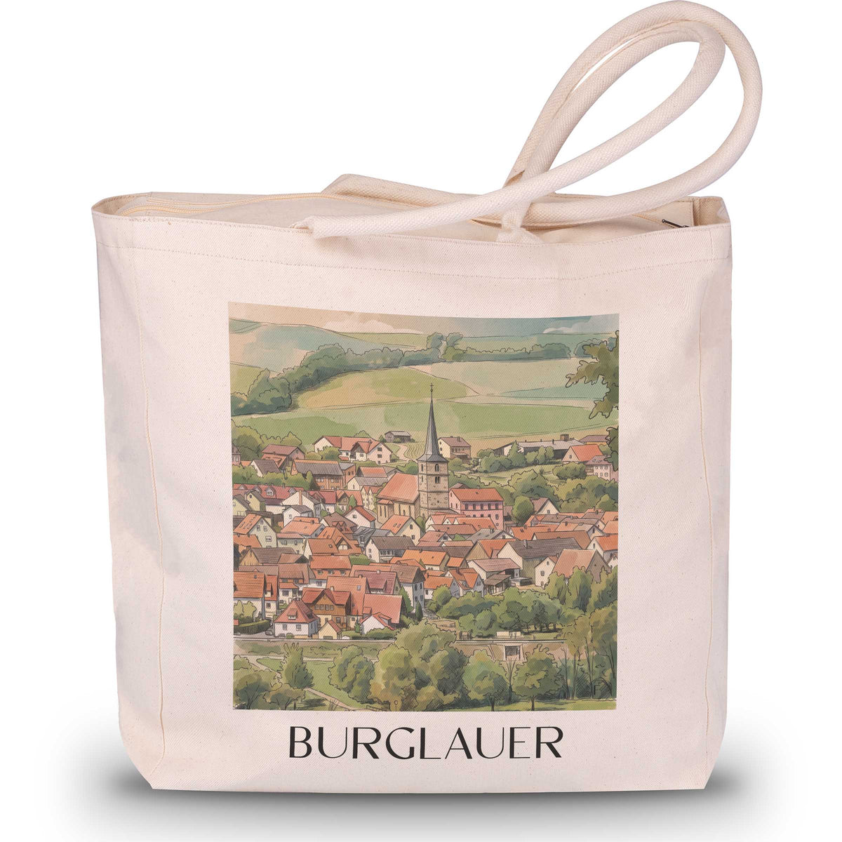 burglauer-rhön-deutschland-einkaufstasche-aquarell