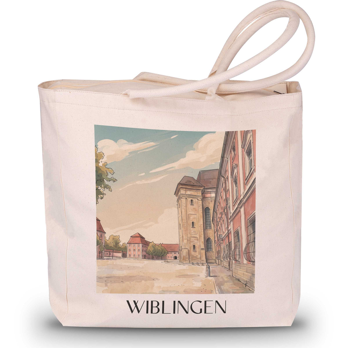 wiblingen-ulm-deutschland-einkaufstasche-aquarell