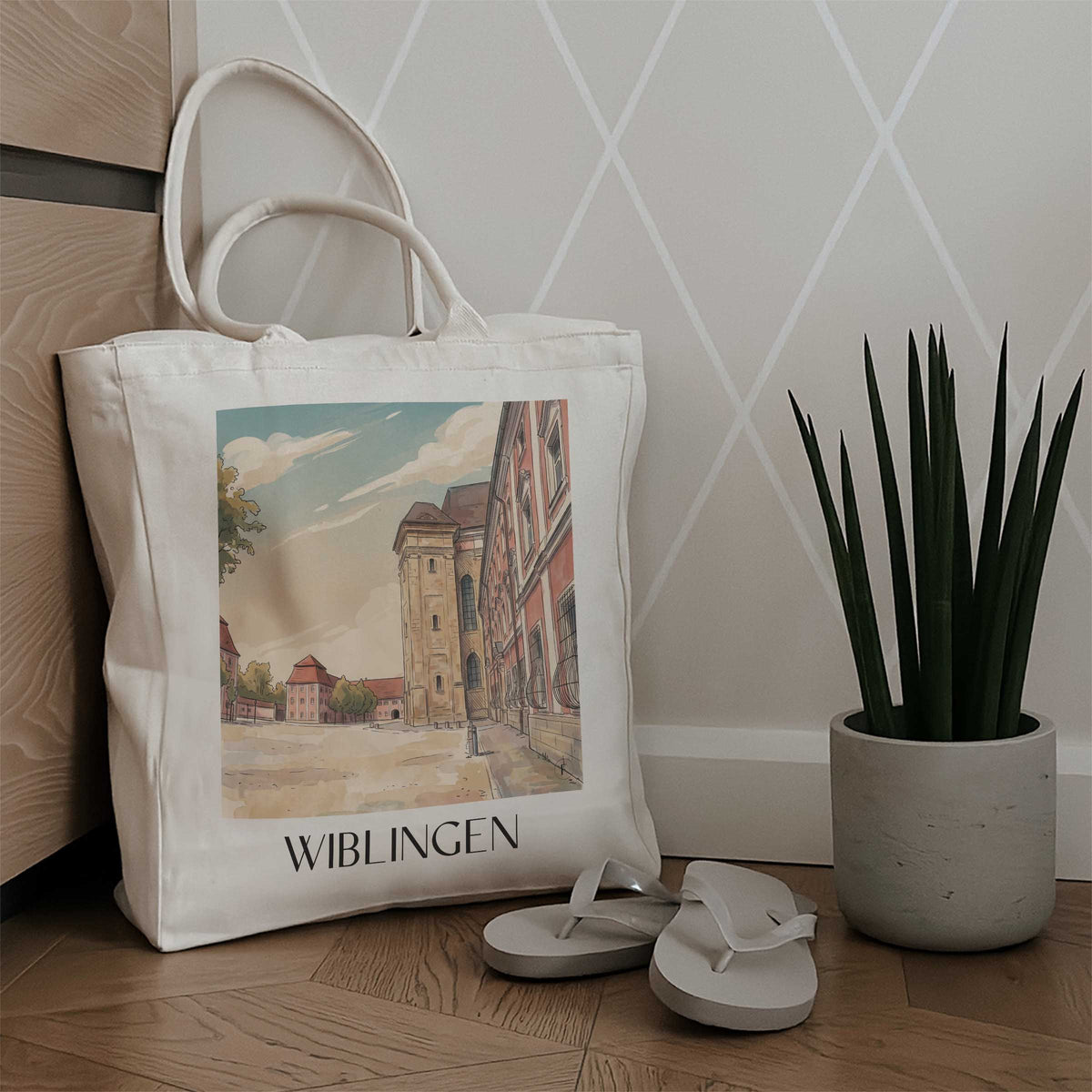 wiblingen-ulm-deutschland-einkaufstasche-aquarell