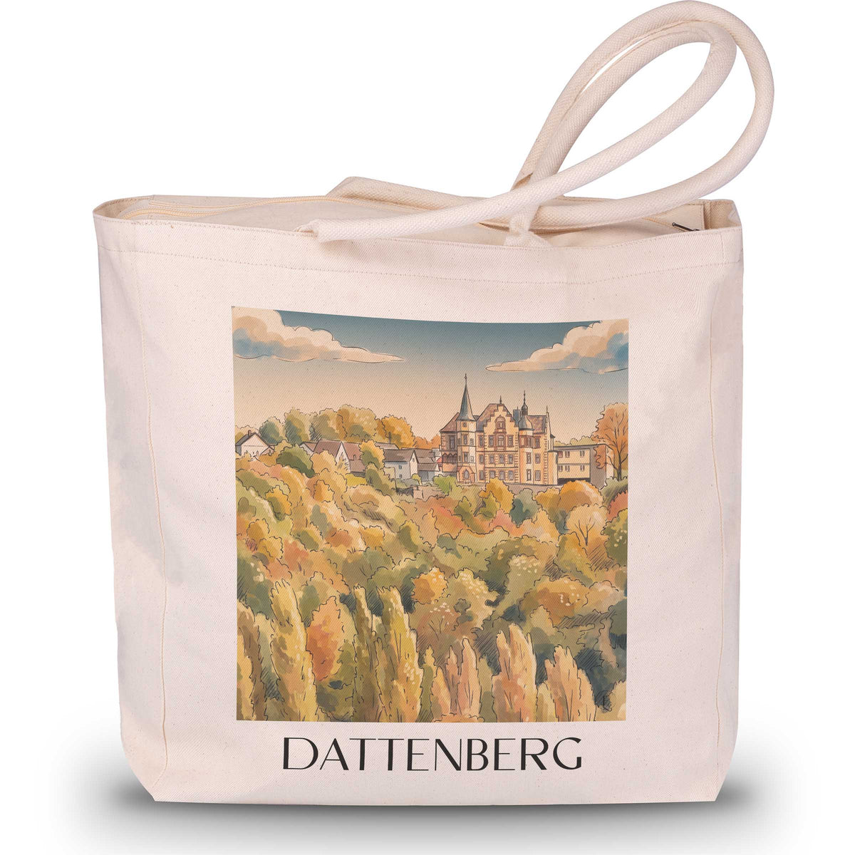 dattenberg-mittelrhein-deutschland-einkaufstasche-aquarell