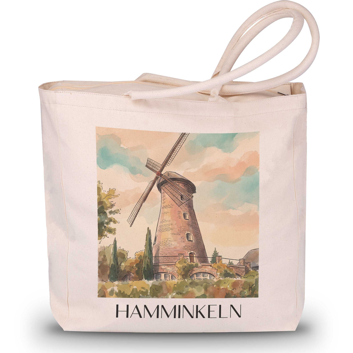 hamminkeln-niederrhein-deutschland-einkaufstasche-aquarell