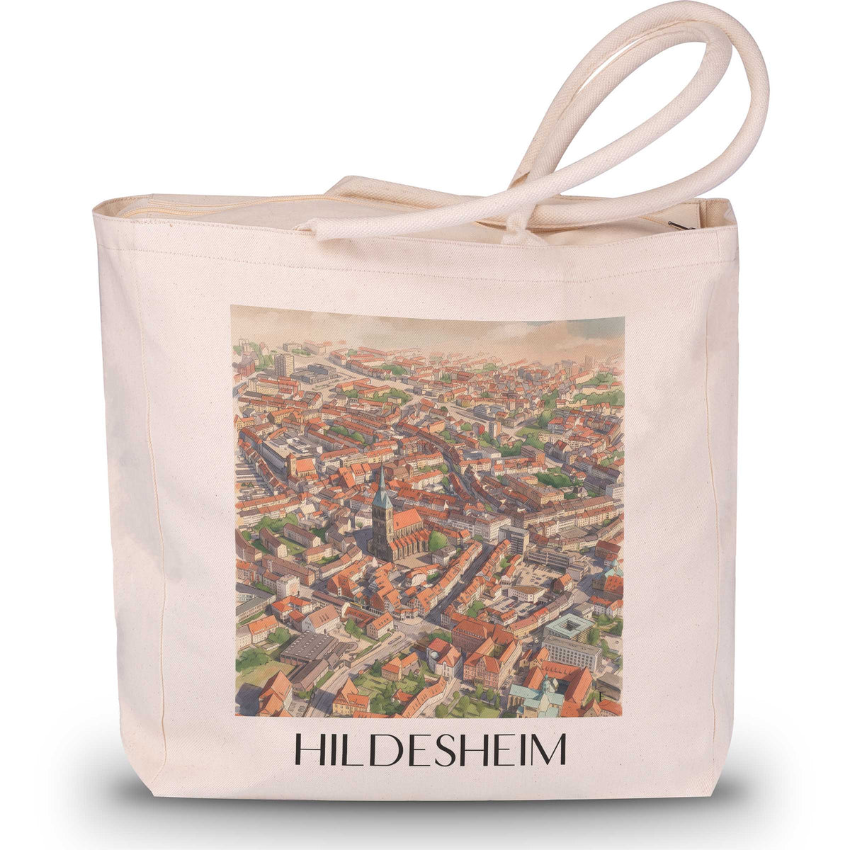 hildesheim-niedersachsen-deutschland-einkaufstasche-aquarell