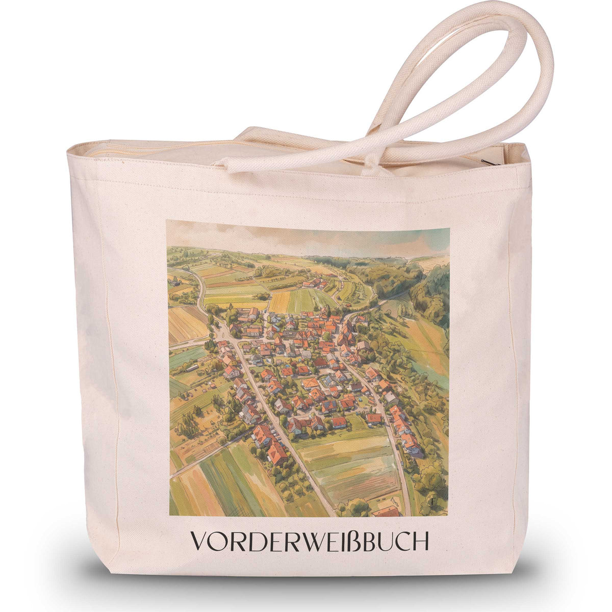 Vorderweißbuch Shopping Tasche - Baden-Württemberg - Deutschland Tote Bag - Einkaufstasche im Aquarell Stil