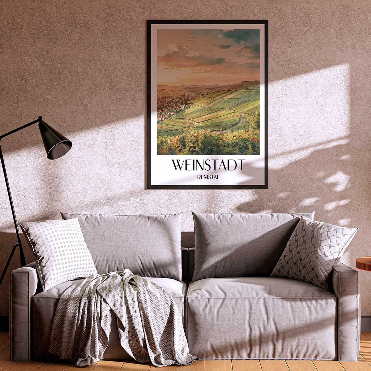 weinstadt-remstal-deutschland-poster-aquarell