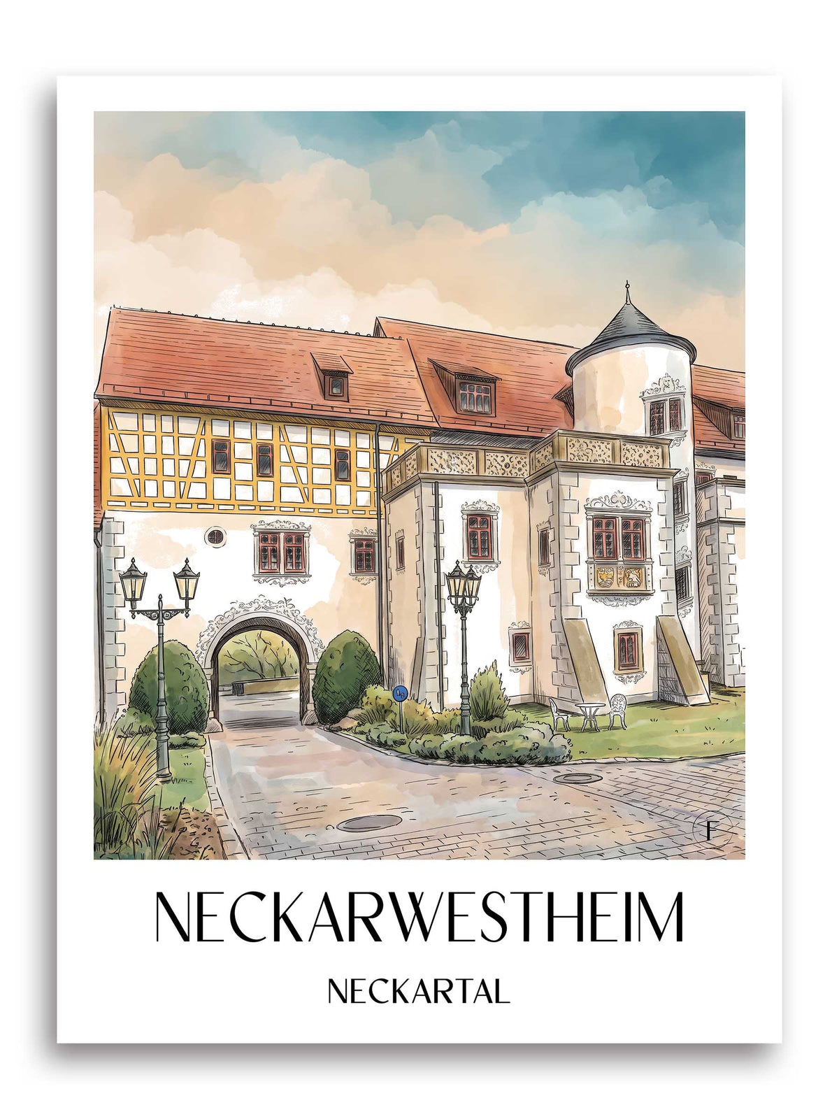 neckarwestheim-neckartal-deutschland-poster-aquarell