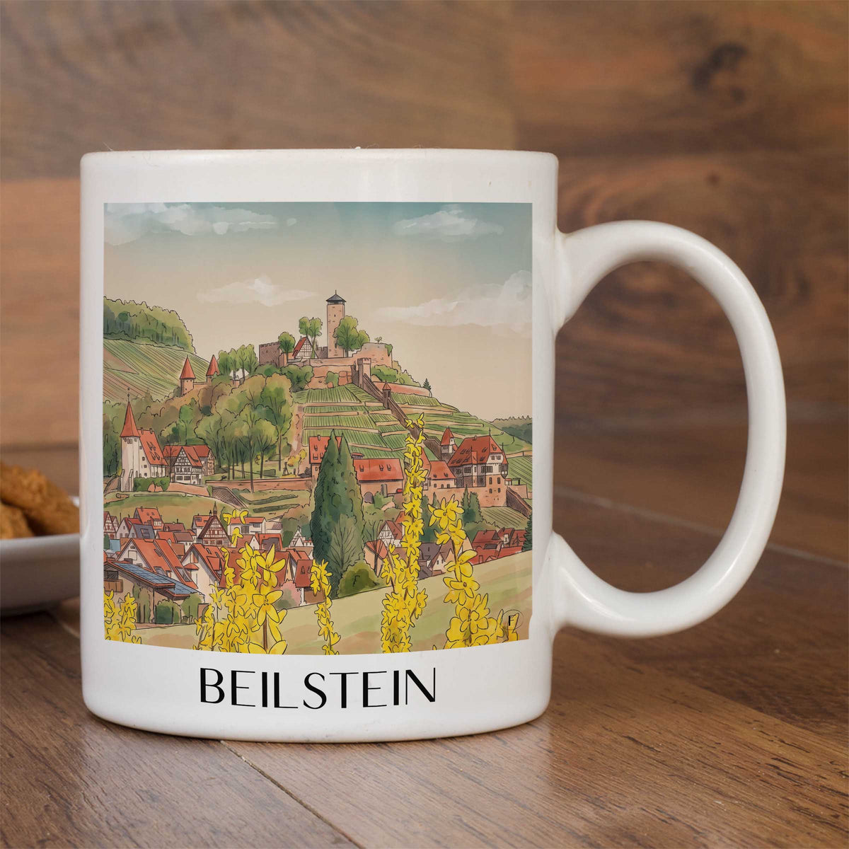 beilstein-löwensteiner-berge-deutschland-kaffeebecher-aquarell