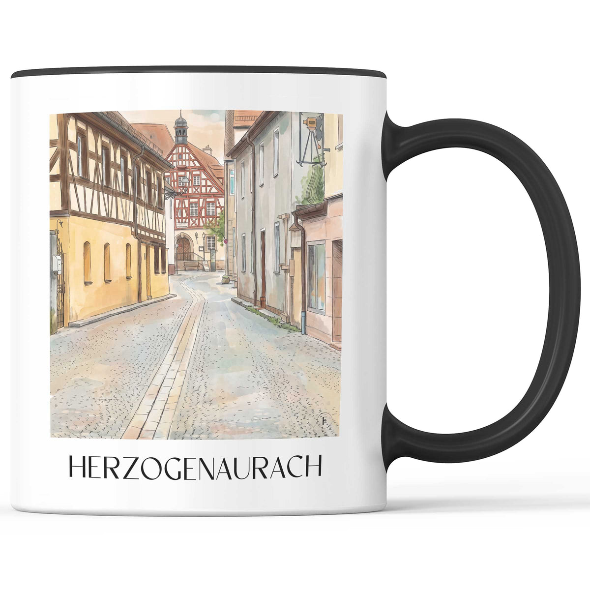 herzogenaurach-mittelfranken-deutschland-kaffeebecher-aquarell