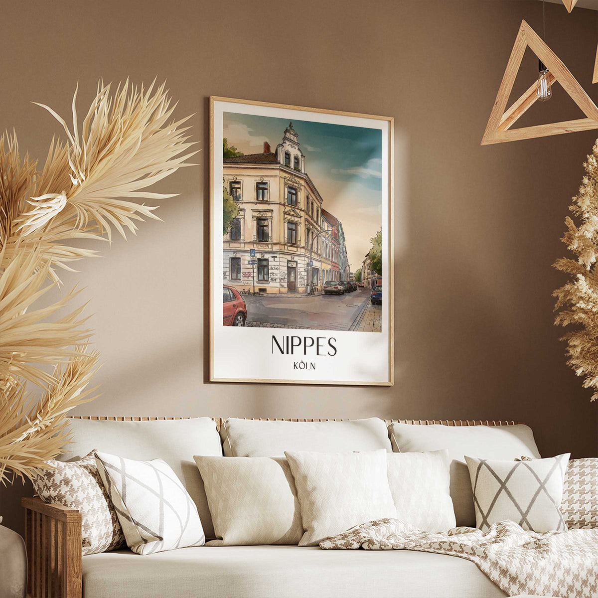 nippes-köln-deutschland-poster-aquarell