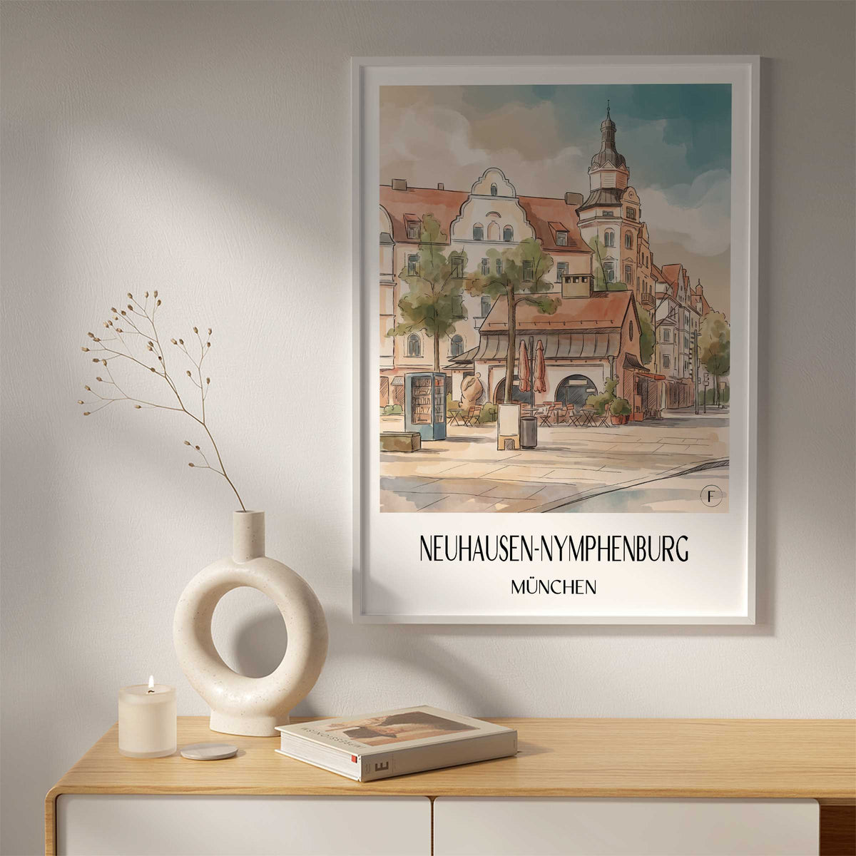 neuhausen-nymphenburg-münchen-deutschland-poster-aquarell