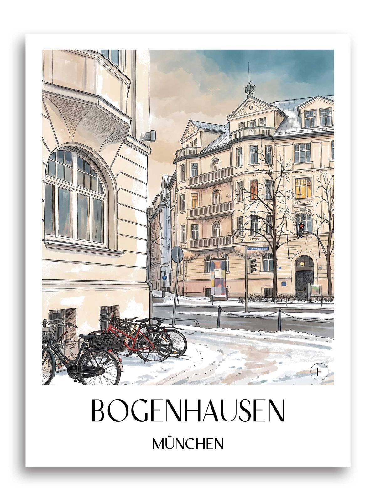 bogenhausen-münchen-deutschland-poster-aquarell