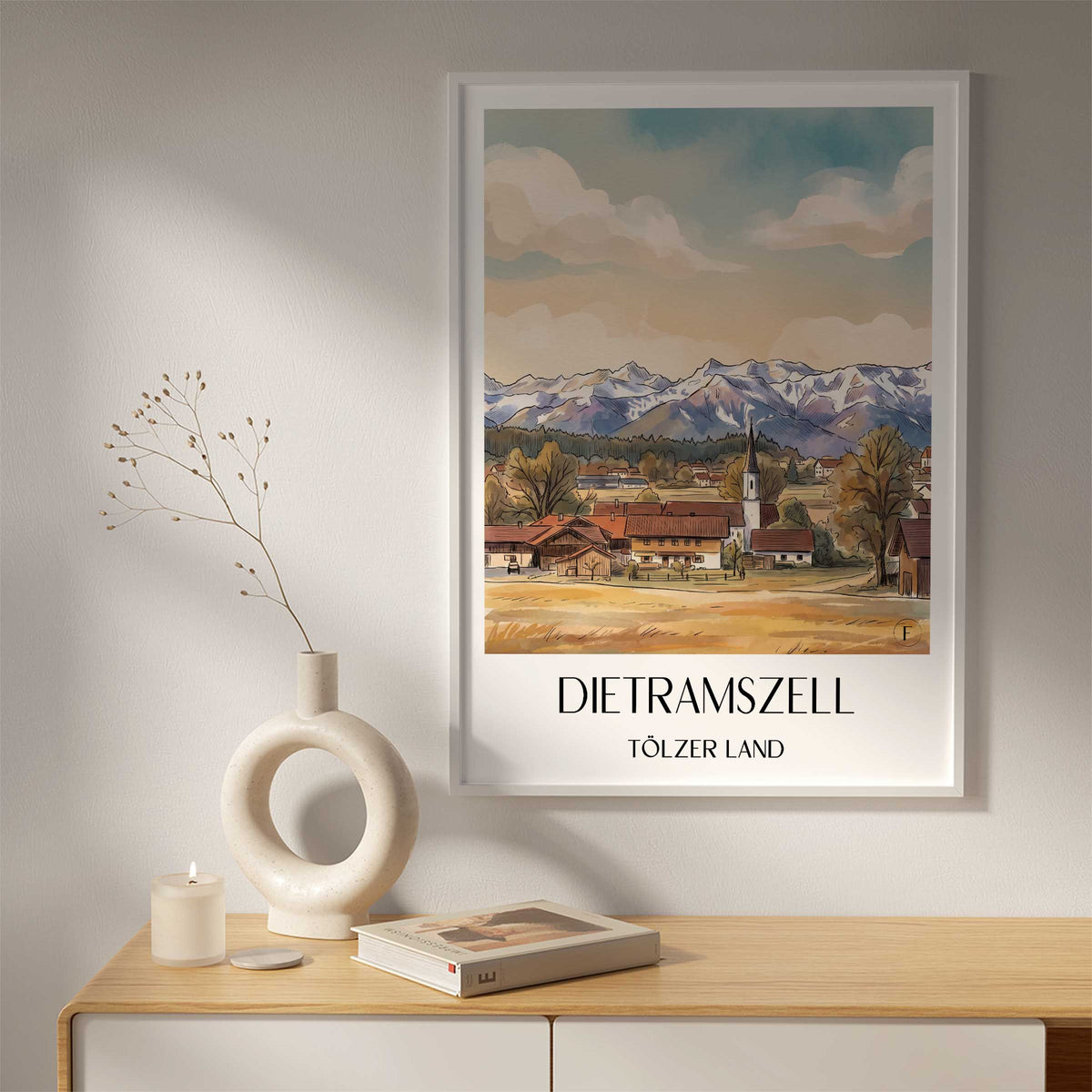 dietramszell-tölzer-land-deutschland-poster-aquarell