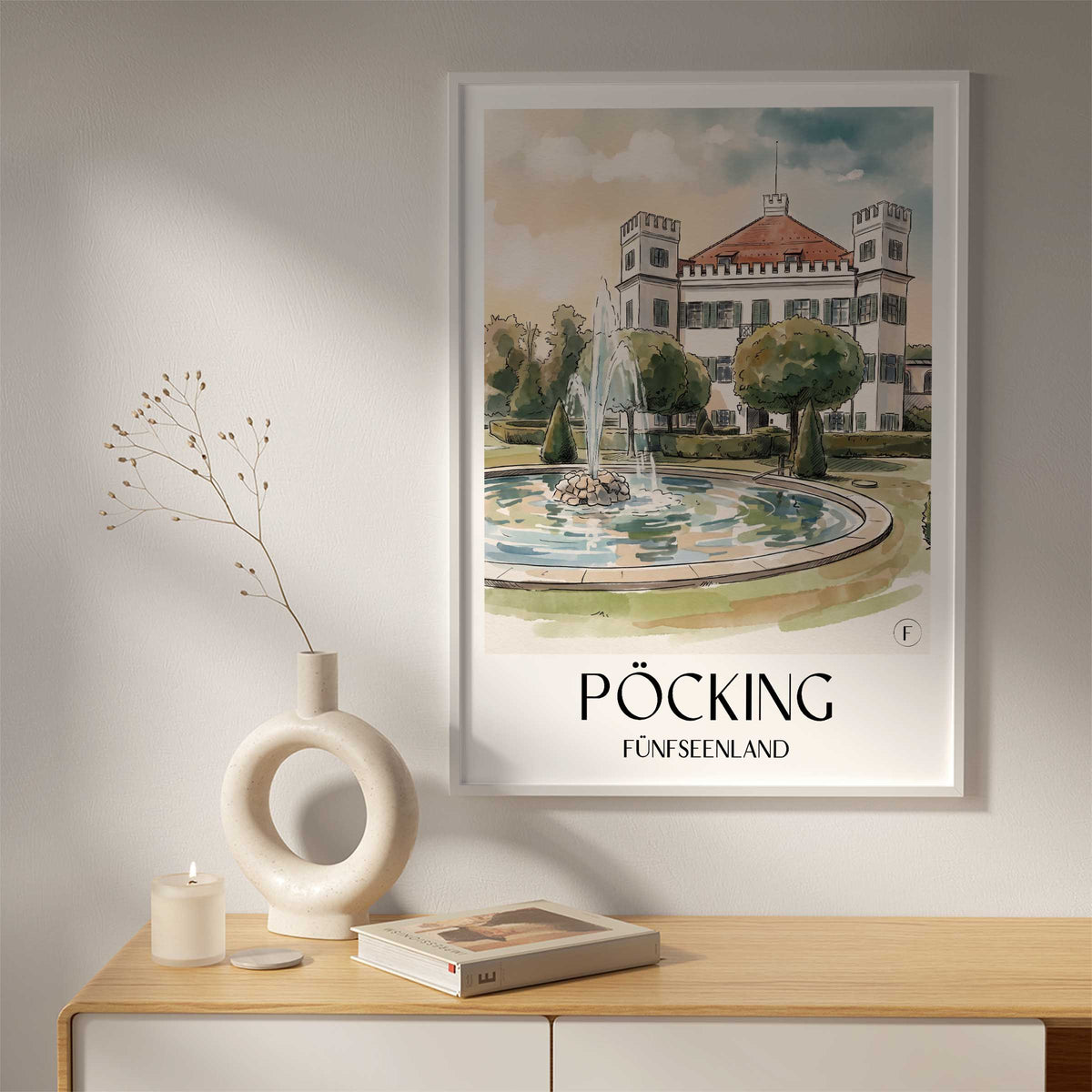 pöcking-fünfseenland-deutschland-poster-aquarell