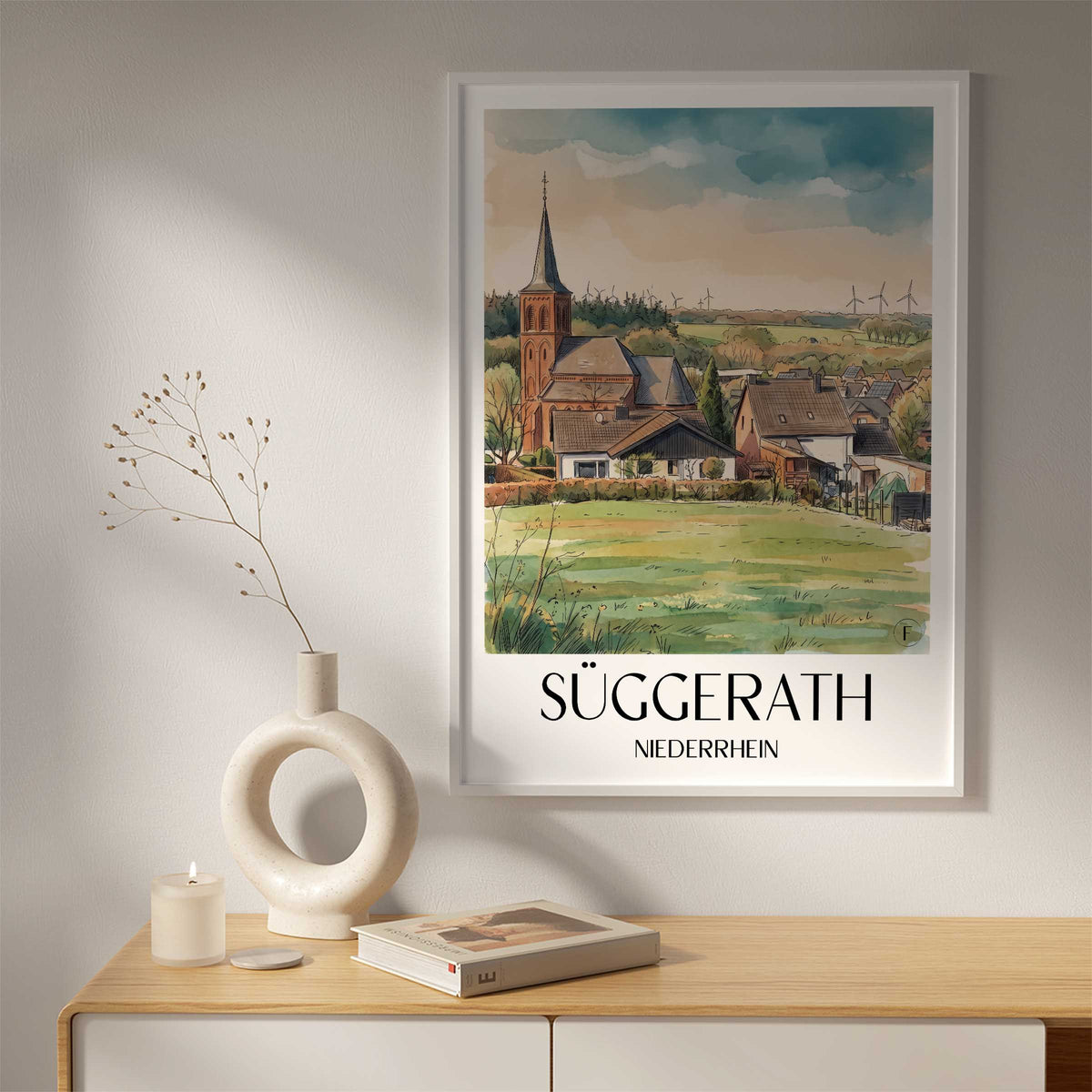 süggerath-niederrhein-deutschland-poster-aquarell