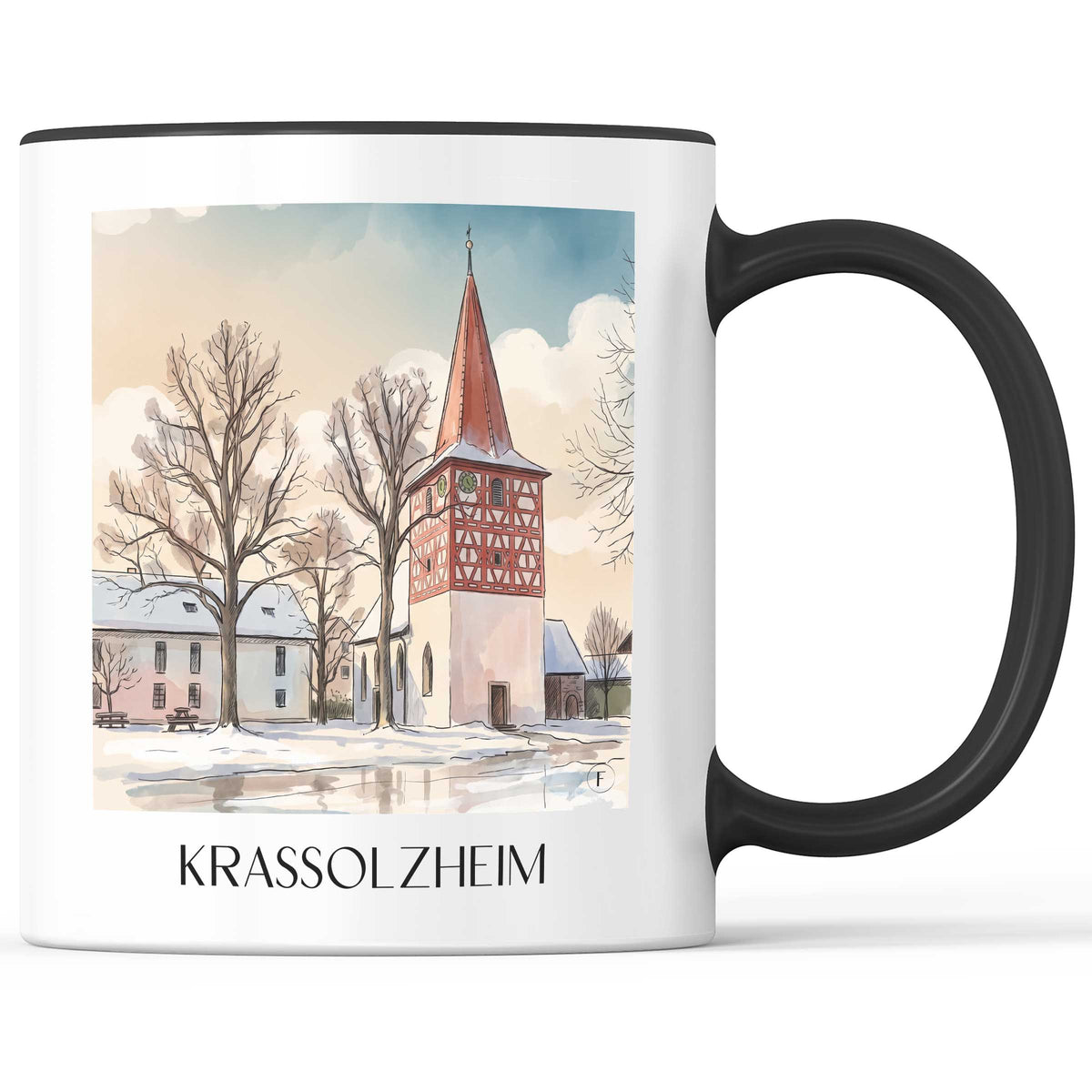 krassolzheim-steigerwald-deutschland-kaffeebecher-aquarell