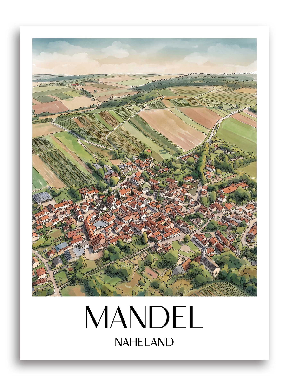 mandel-naheland-deutschland-poster-aquarell