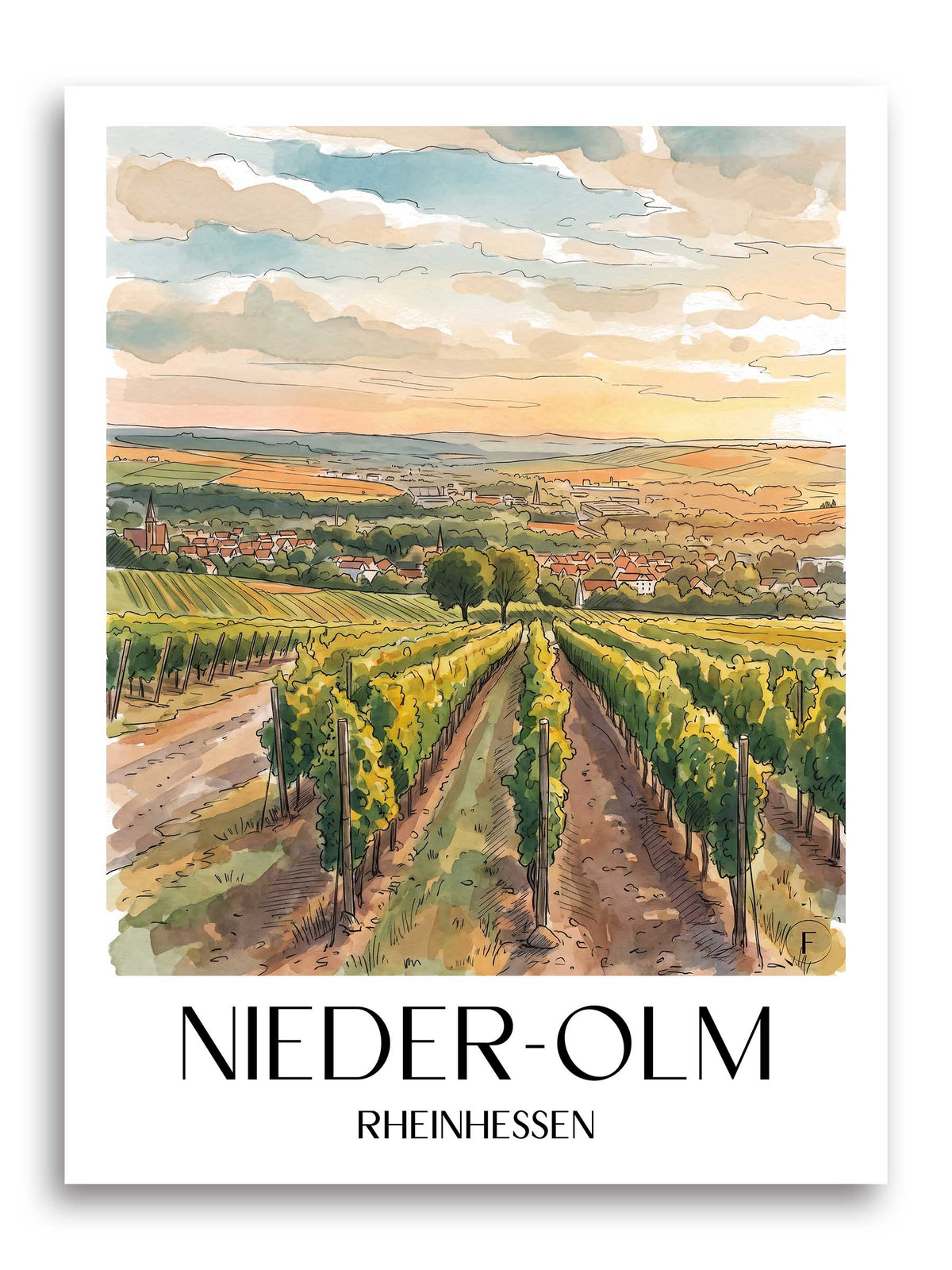 nieder-olm-rheinhessen-deutschland-poster-aquarell
