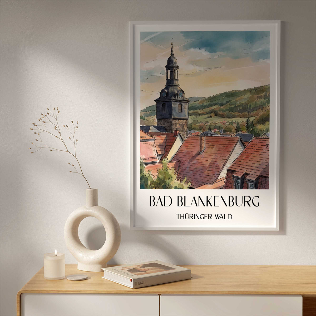 bad-blankenburg-thüringer-wald-deutschland-poster-aquarell