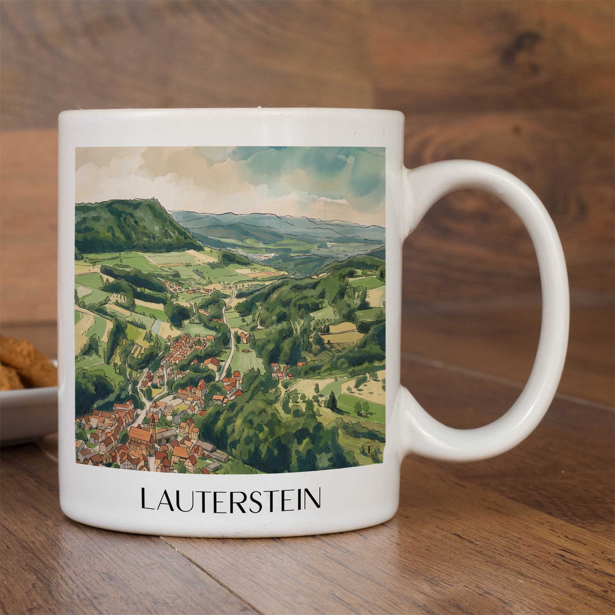 lauterstein-schwäbische-alb-deutschland-kaffeebecher-aquarell