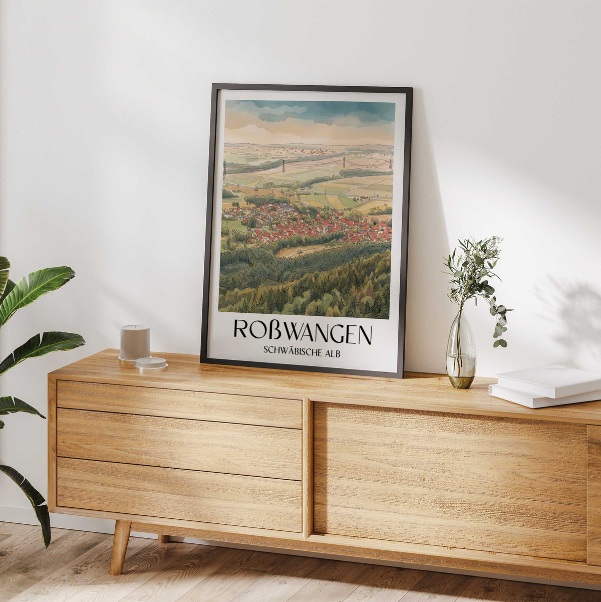 roßwangen-schwäbische-alb-deutschland-poster-aquarell