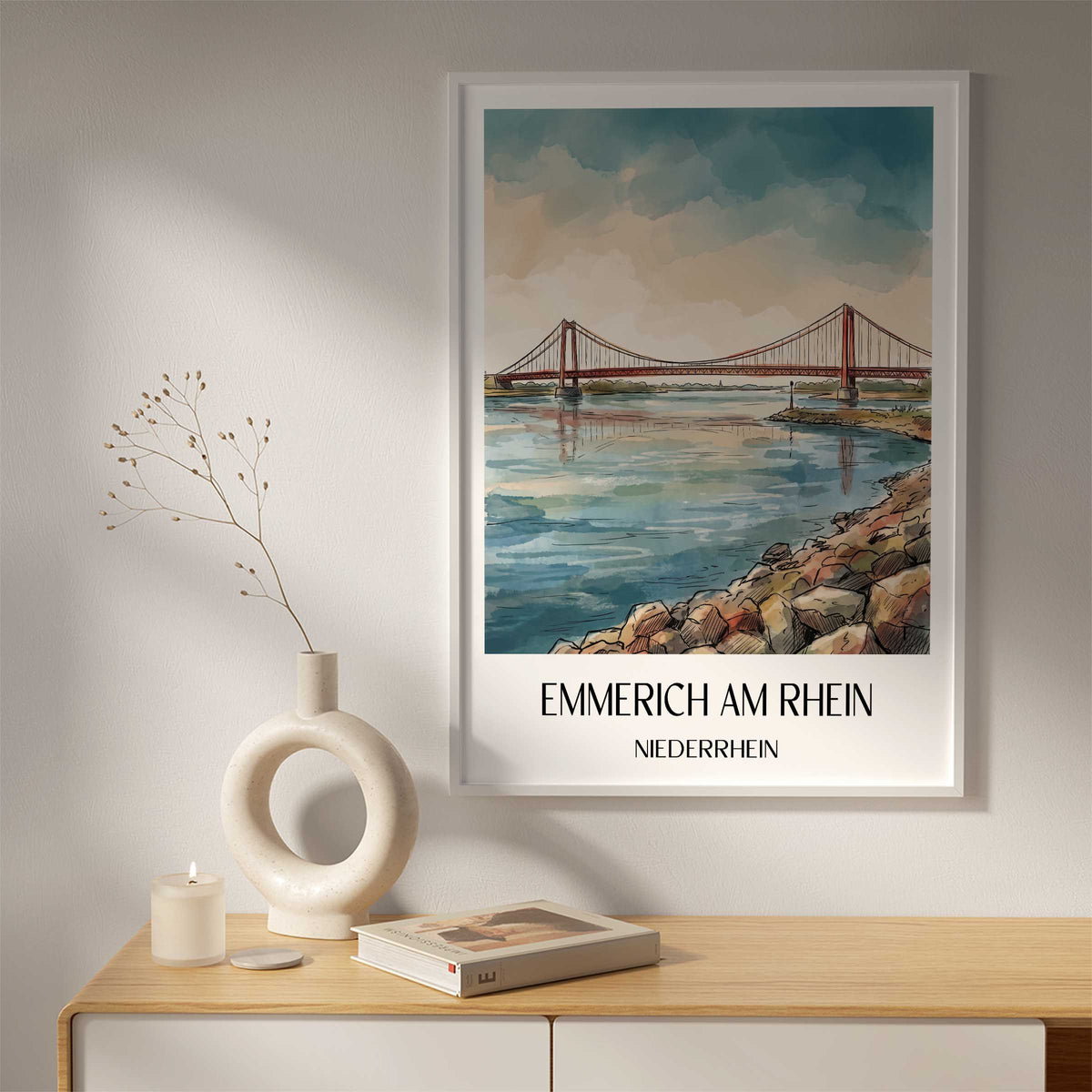 emmerich-am-rhein-niederrhein-deutschland-poster-aquarell