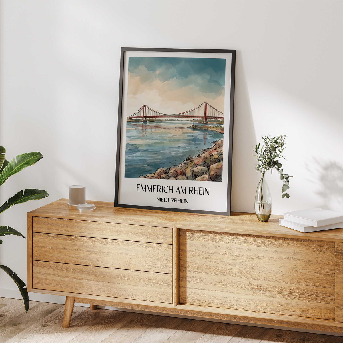 emmerich-am-rhein-niederrhein-deutschland-poster-aquarell