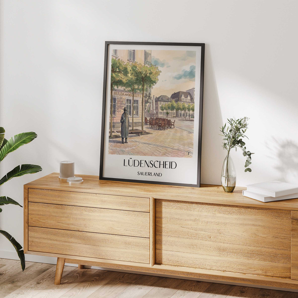 lüdenscheid-sauerland-deutschland-poster-aquarell