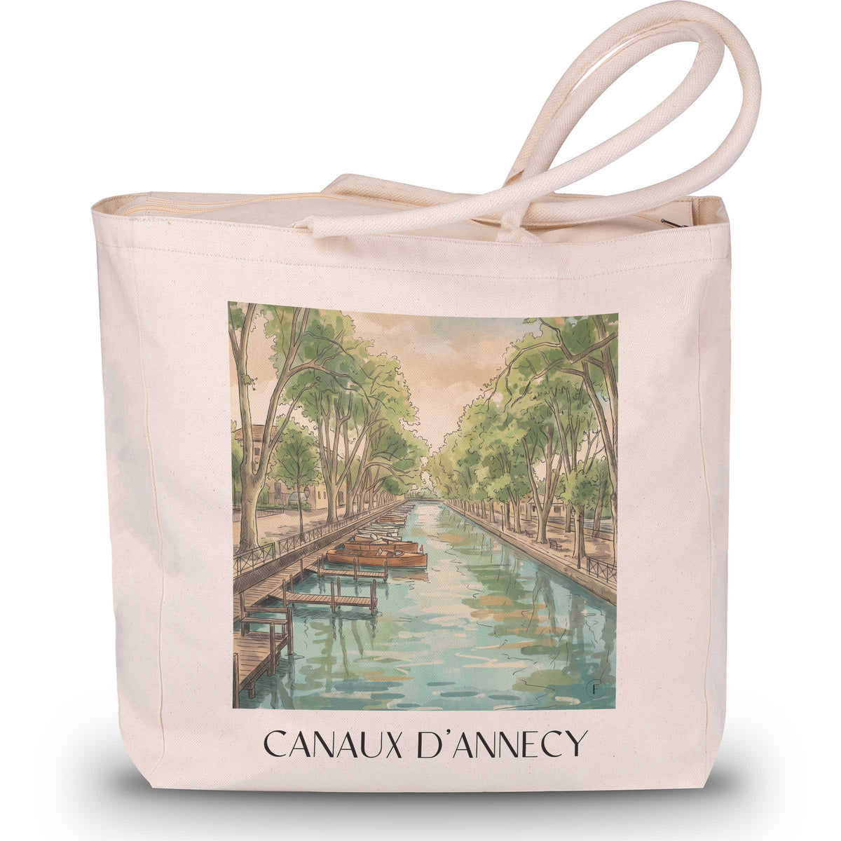 canaux-d'annecy-haute-savoie-frankreich-einkaufstasche-aquarell