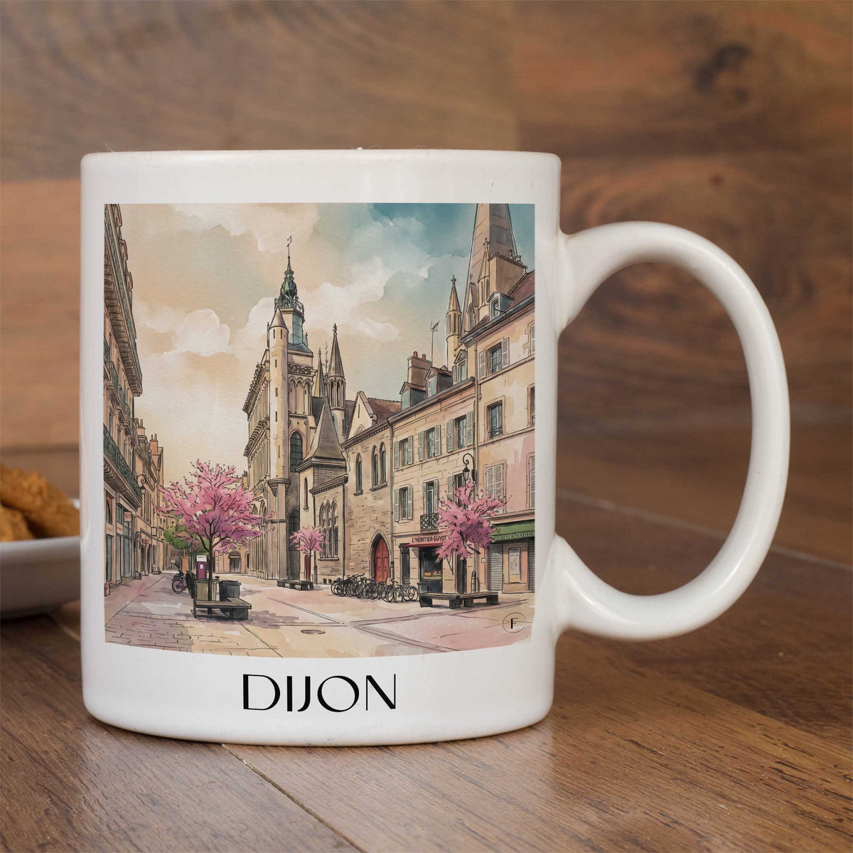 dijon-bourgogne-frankreich-kaffeebecher-aquarell