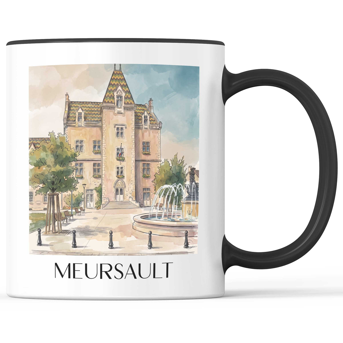 meursault-côte-de-beaune-frankreich-kaffeebecher-aquarell