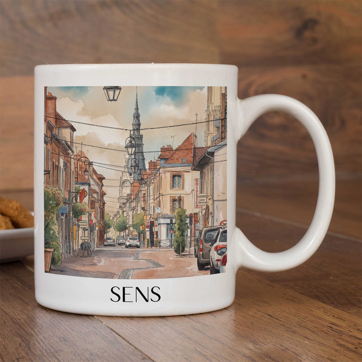 sens-bourgogne-frankreich-kaffeebecher-aquarell