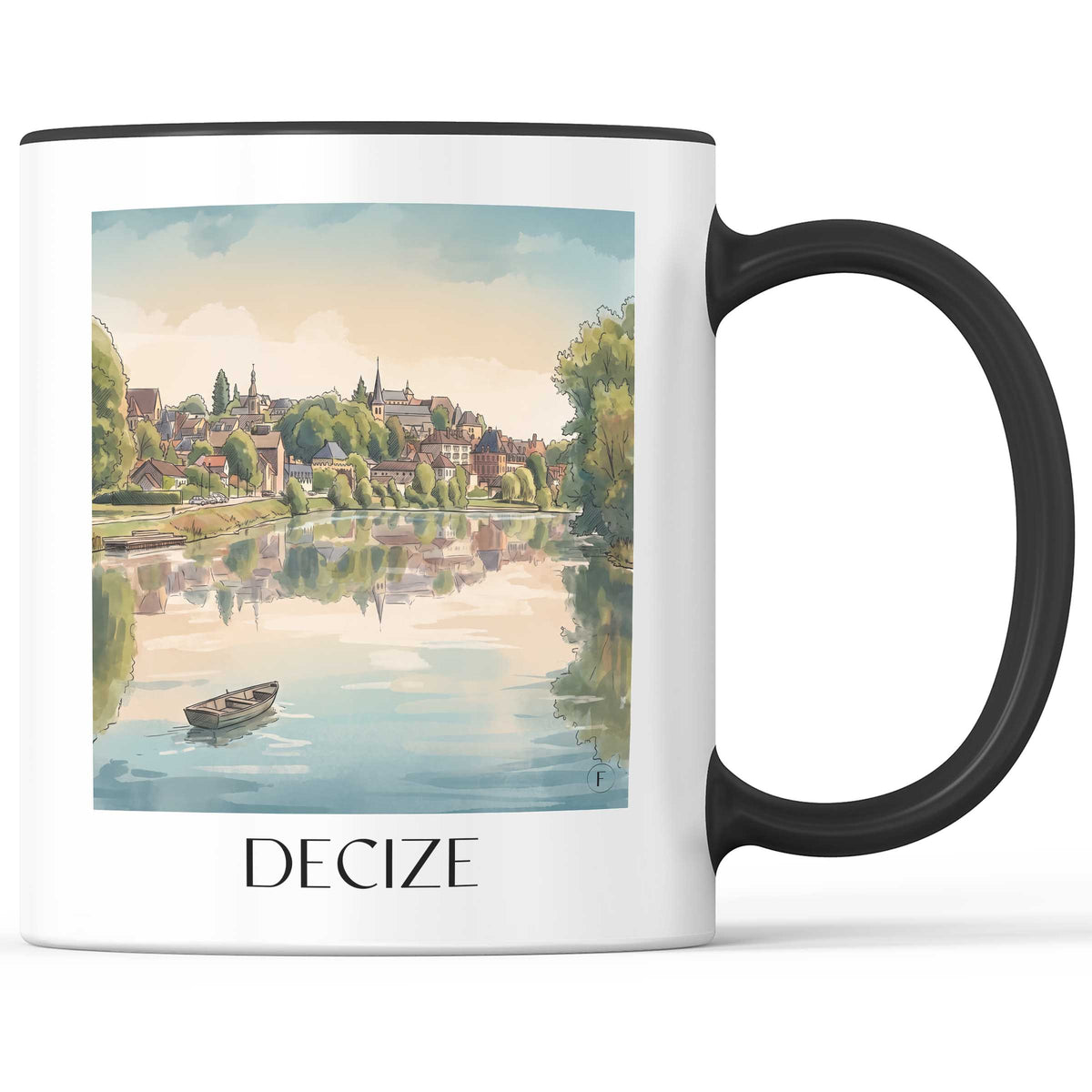 decize-nivernais-frankreich-kaffeebecher-aquarell