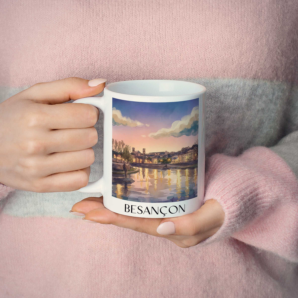 besançon-franche-comté-frankreich-kaffeebecher-aquarell
