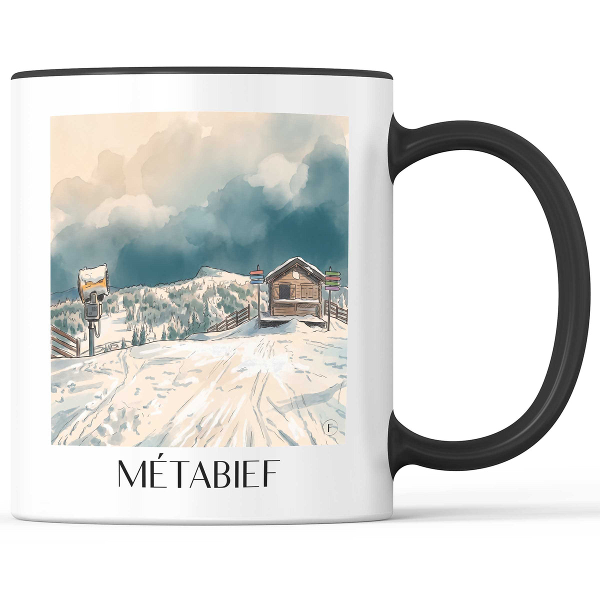 métabief-haut-doubs-frankreich-kaffeebecher-aquarell