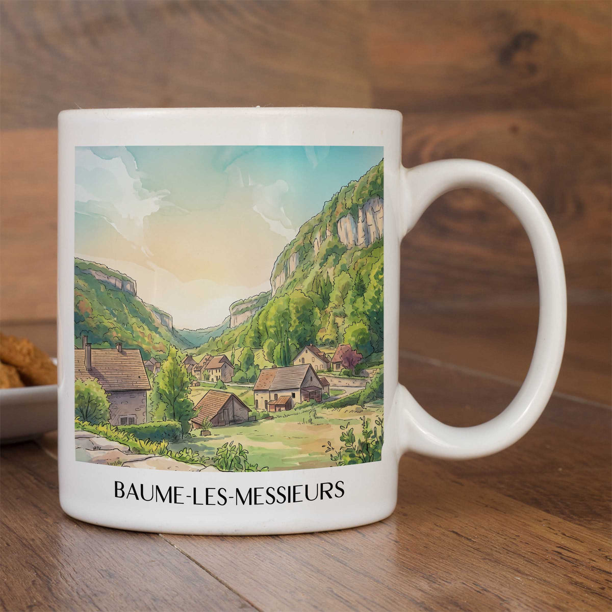 baume-les-messieurs-vignoble-du-jura-frankreich-kaffeebecher-aquarell