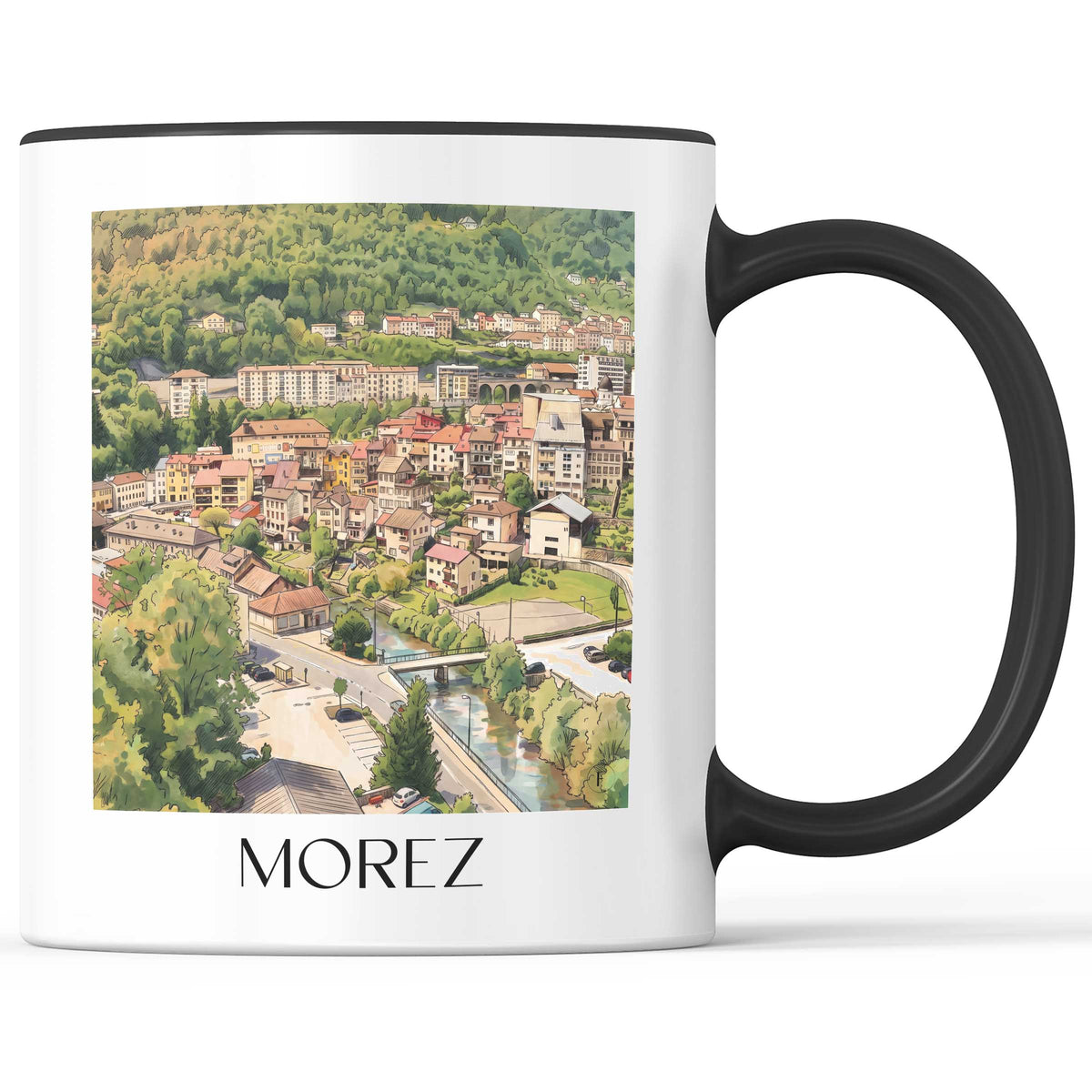 morez-jura-frankreich-kaffeebecher-aquarell