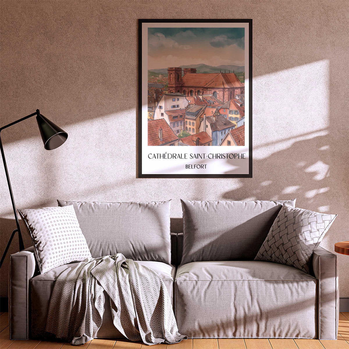 cathédrale-saint-christophe-belfort-frankreich-poster-aquarell
