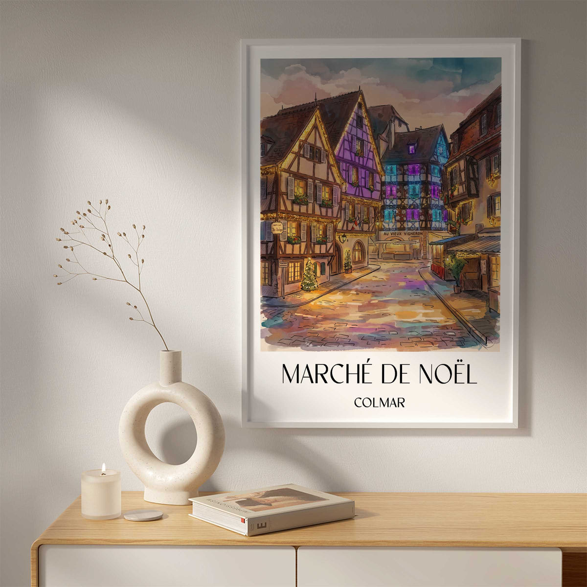 marché-de-noël-colmar-frankreich-poster-aquarell