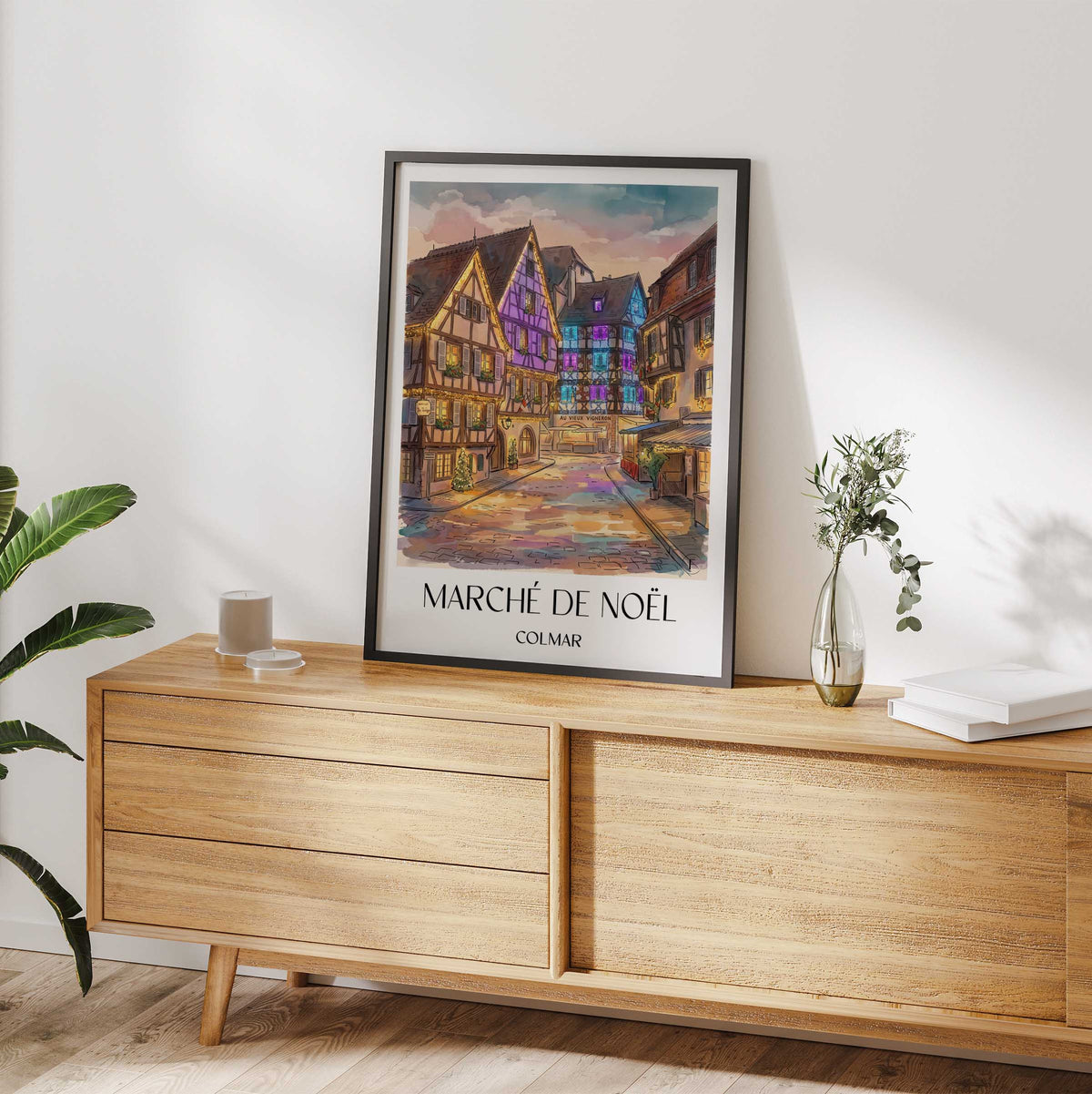 marché-de-noël-colmar-frankreich-poster-aquarell