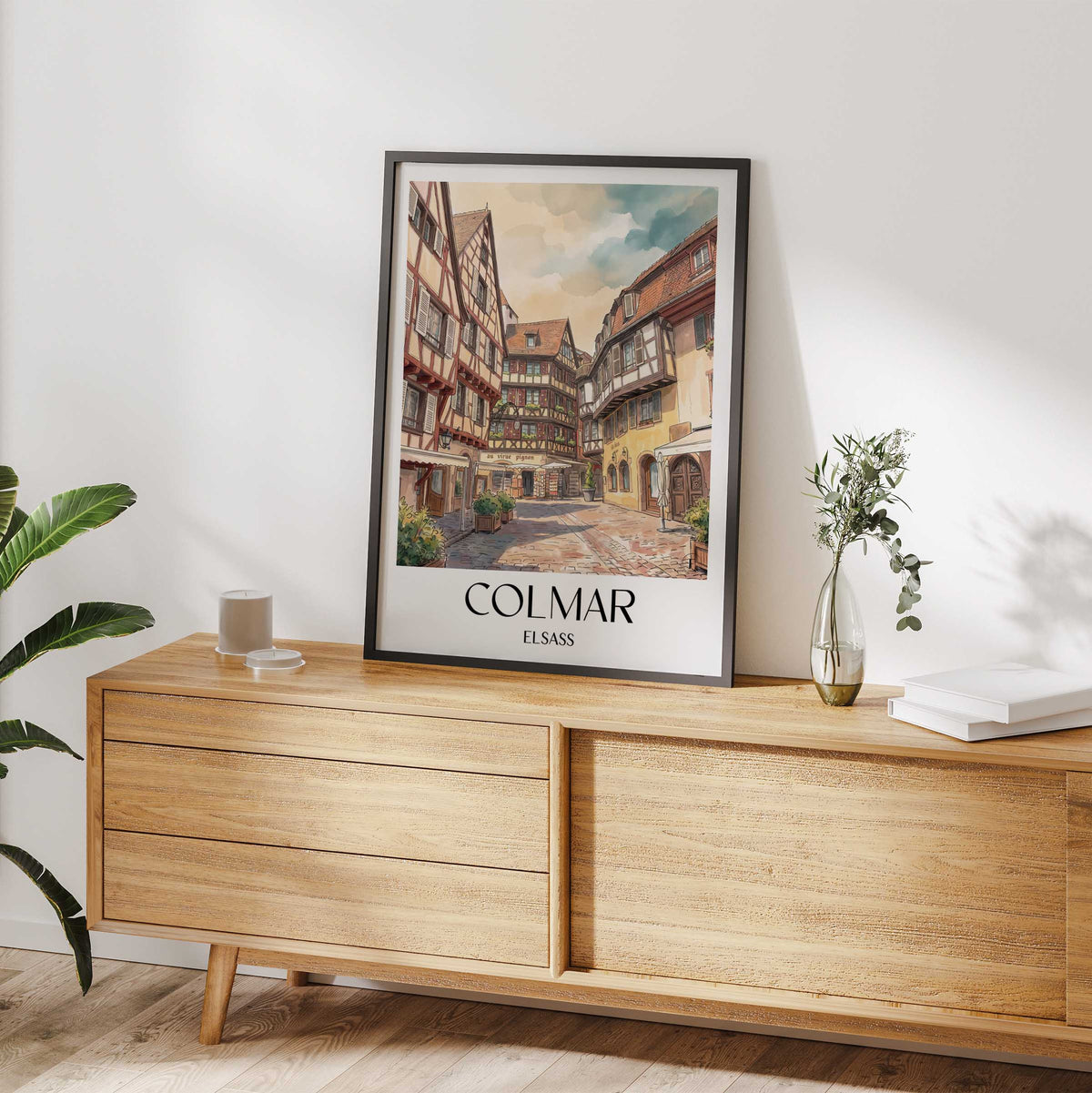colmar-elsass-frankreich-poster-aquarell