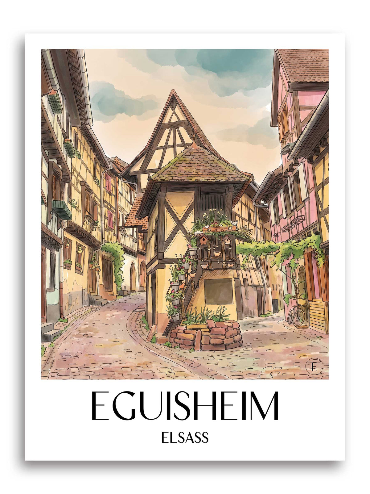 eguisheim-elsass-frankreich-poster-aquarell