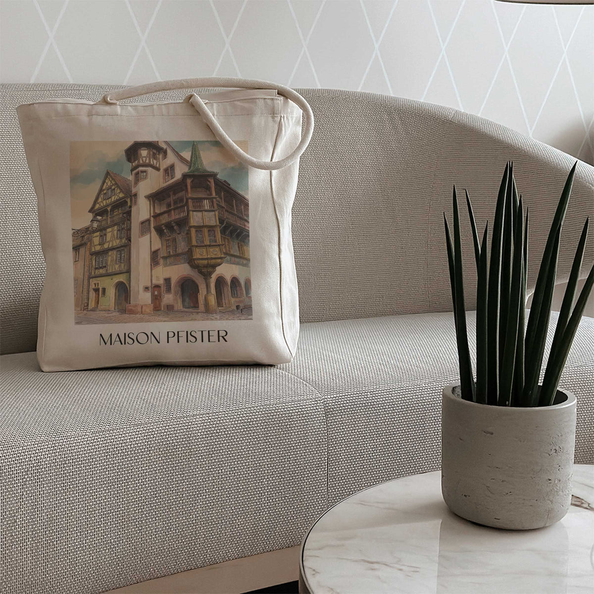 maison-pfister-colmar-frankreich-einkaufstasche-aquarell