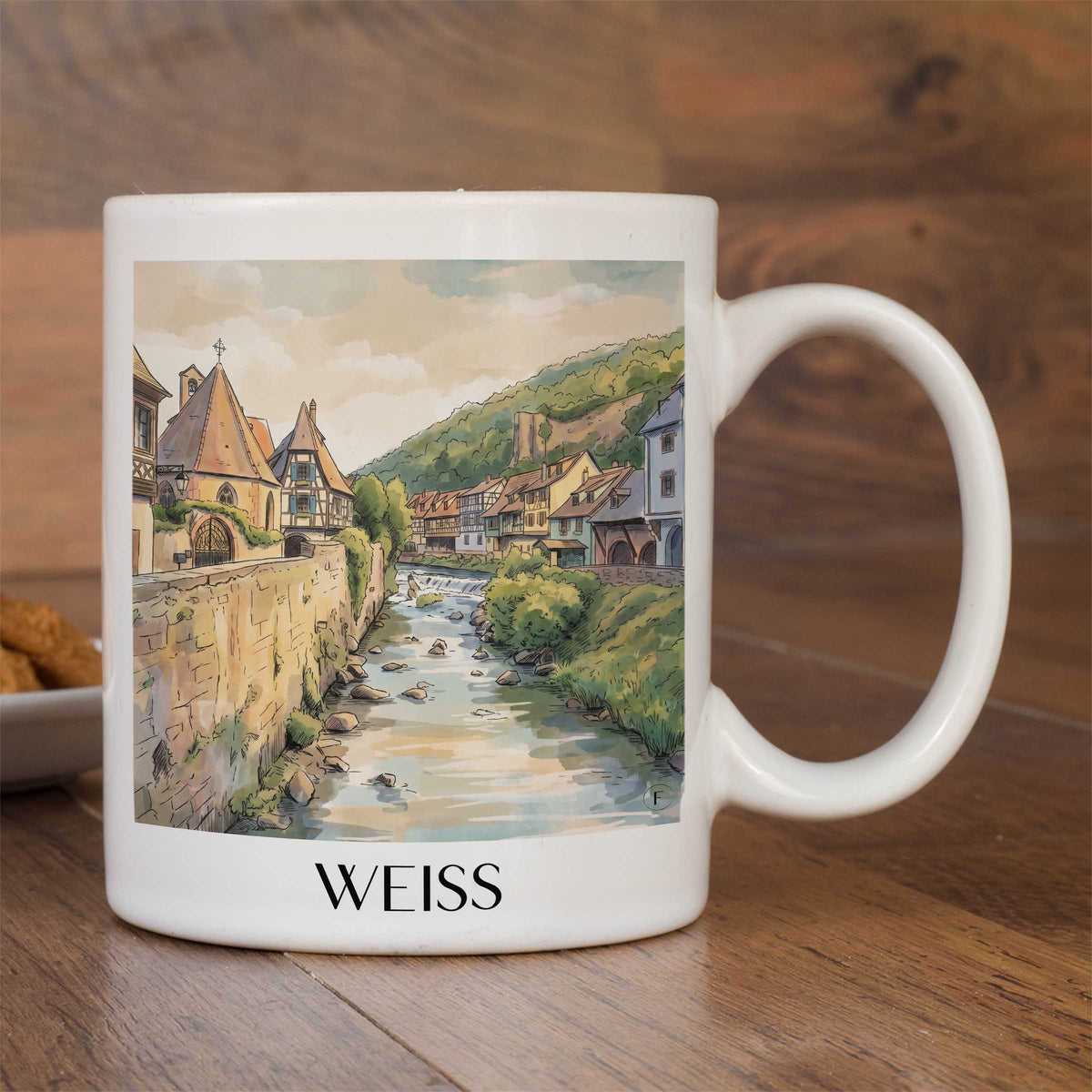 weiss-kayserberg-frankreich-kaffeebecher-aquarell