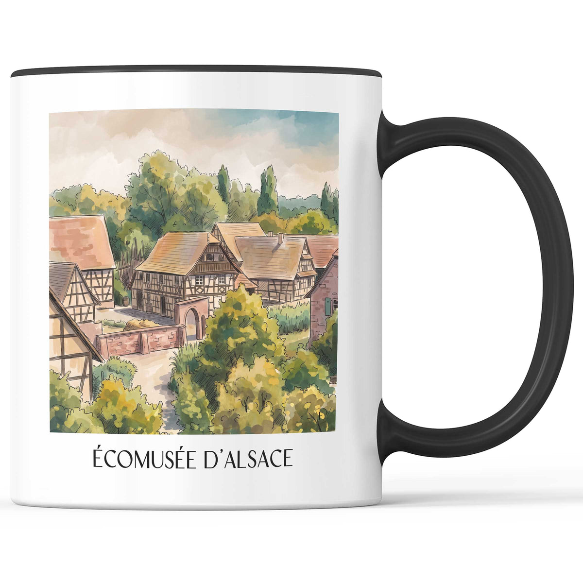 écomusée-d'alsace-elsass-frankreich-kaffeebecher-aquarell