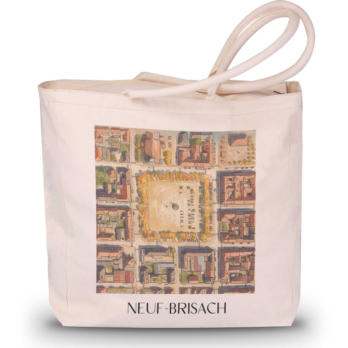 neuf-brisach-haut-rhin-frankreich-einkaufstasche-aquarell