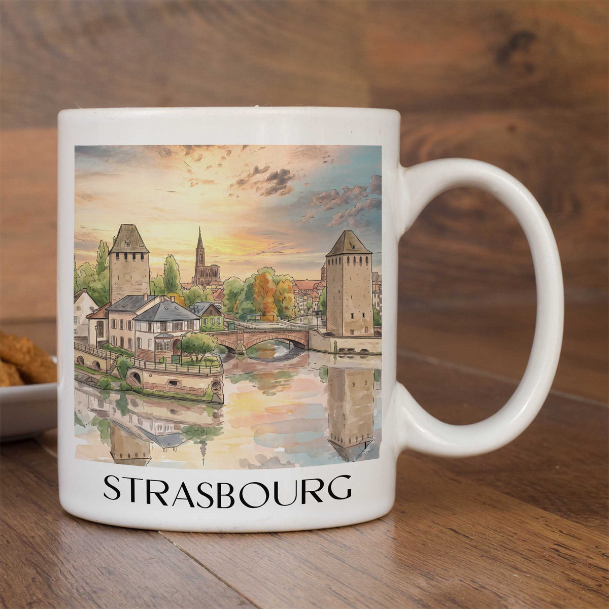 strasbourg-elsass-frankreich-kaffeebecher-aquarell