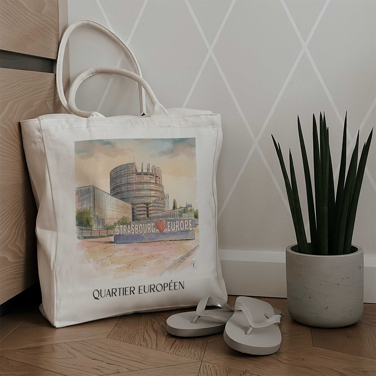 quartier-européen-strasbourg-frankreich-einkaufstasche-aquarell