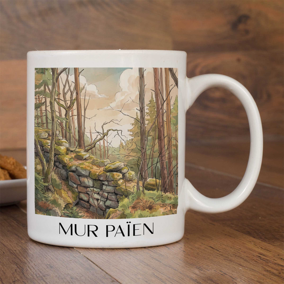 mur-païen-mont-sainte-odile-frankreich-kaffeebecher-aquarell