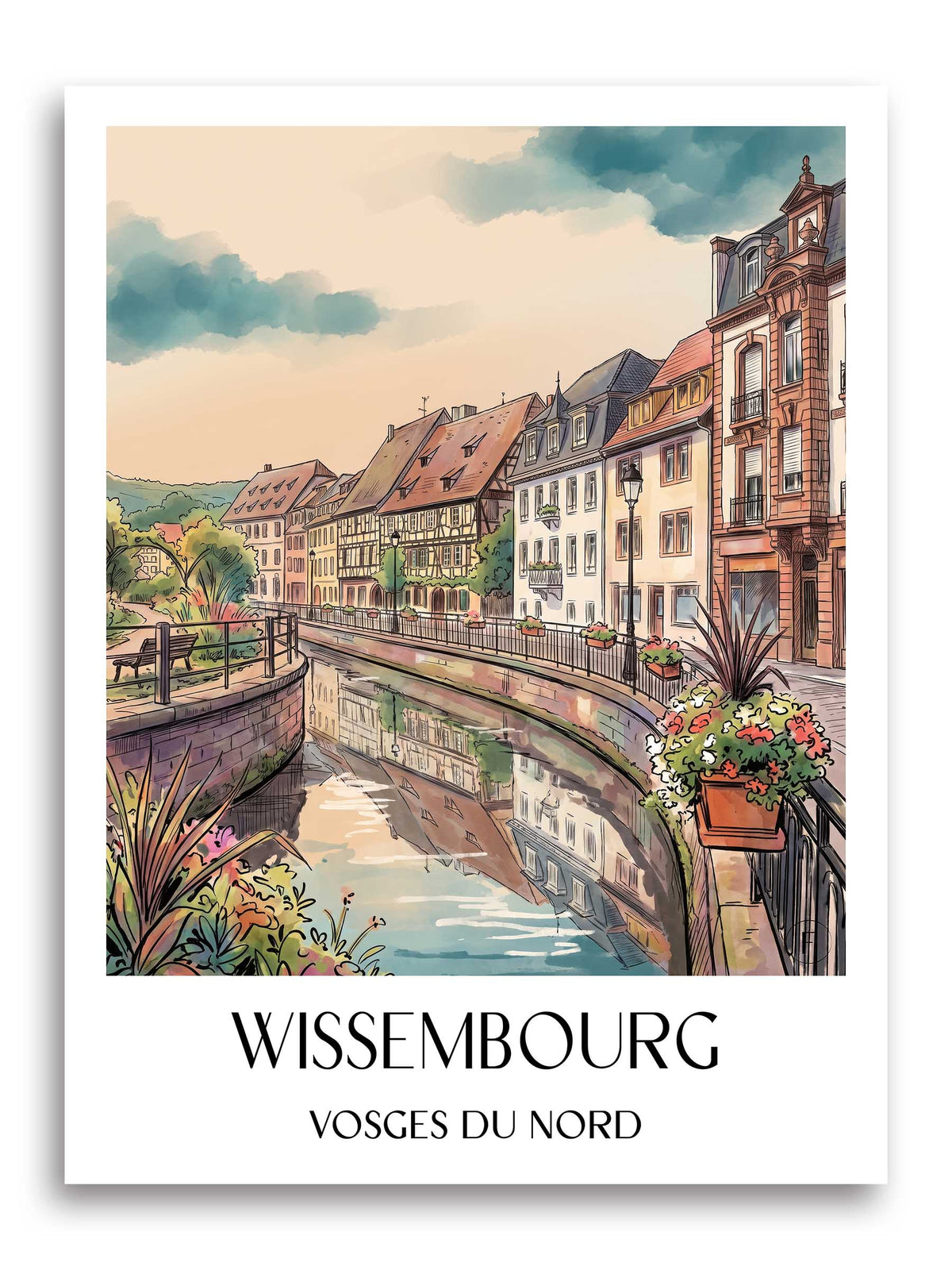 wissembourg-vosges-du-nord-frankreich-poster-aquarell