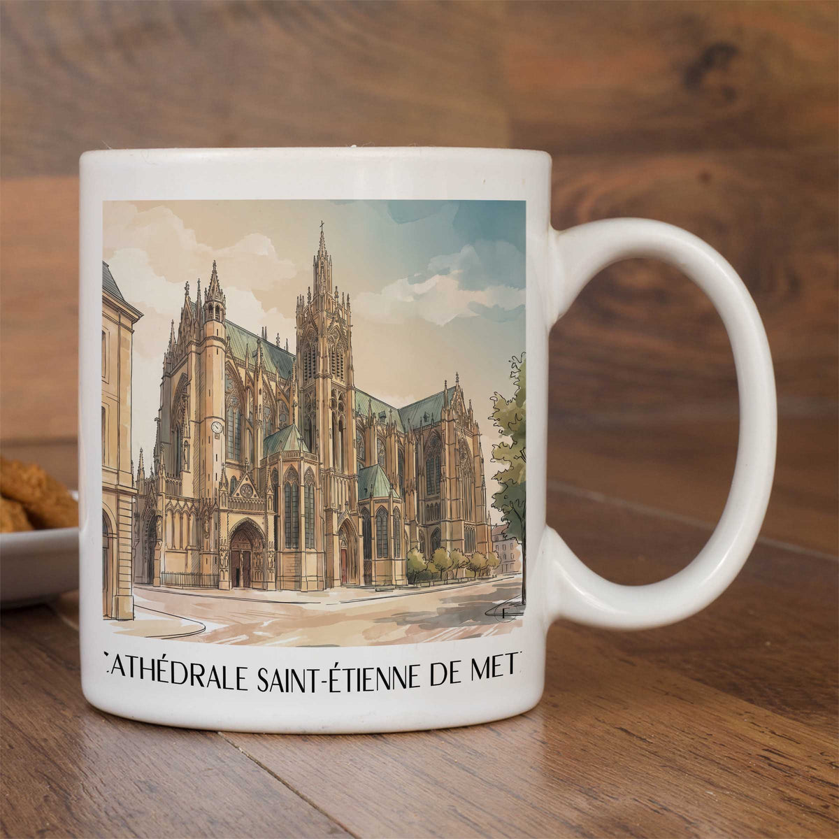 cathédrale-saint-étienne-metz-frankreich-kaffeebecher-aquarell