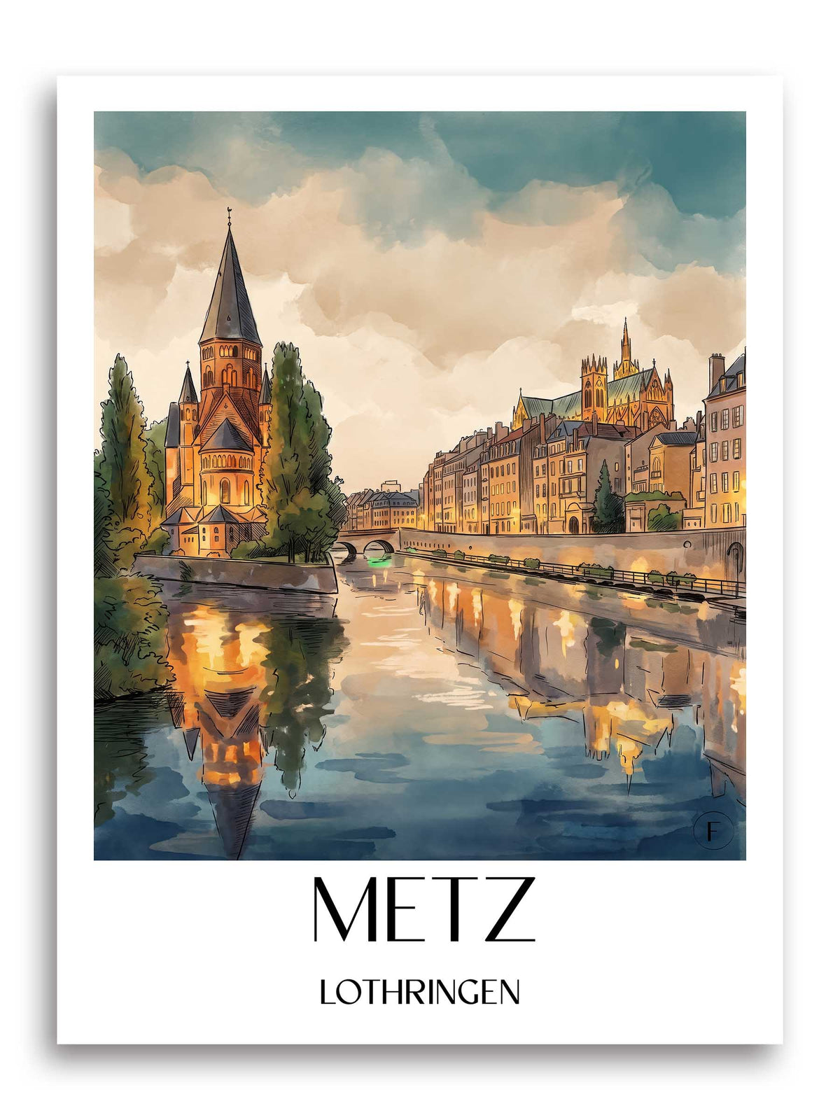 metz-lothringen-frankreich-poster-aquarell